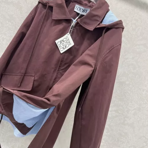 Replica LOEWE Jackets Long Sleeved For Women #1371057 $108.00 USD for Wholesale