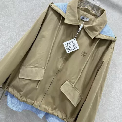 Replica LOEWE Jackets Long Sleeved For Women #1371059 $108.00 USD for Wholesale