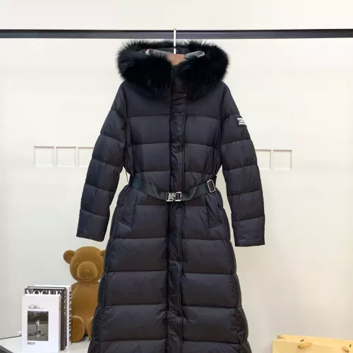 Burberry Down Feather Coat Long Sleeved For Women #1371064 $280.99 USD, Wholesale Replica Burberry Down Feather Coat