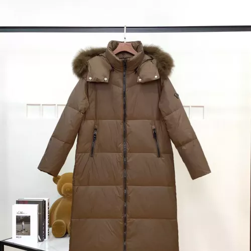 Prada Down Feather Coat Long Sleeved For Women #1371070 $280.99 USD, Wholesale Replica Prada Down Feather Coat