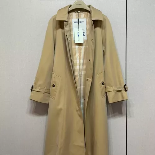 Replica Burberry Trench Coat Long Sleeved For Women #1371109 $192.00 USD for Wholesale