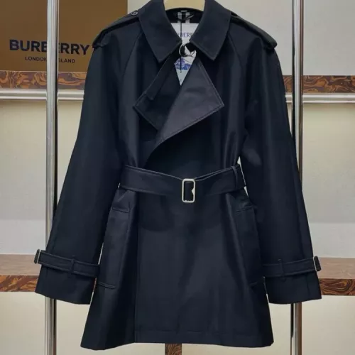 Burberry Trench Coat Long Sleeved For Women #1371110 $172.00 USD, Wholesale Replica Burberry Trench Coat