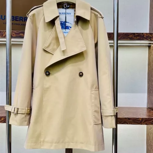 Replica Burberry Trench Coat Long Sleeved For Women #1371111 $172.00 USD for Wholesale