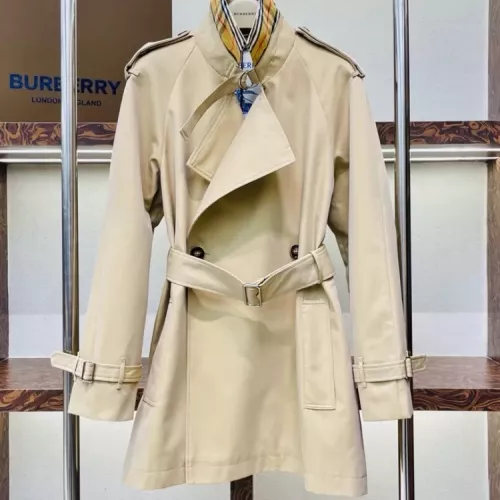 Replica Burberry Trench Coat Long Sleeved For Women #1371111 $172.00 USD for Wholesale