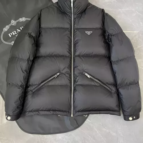 Prada Down Feather Coat Long Sleeved For Men #1371201 $175.00 USD, Wholesale Replica Prada Down Feather Coat