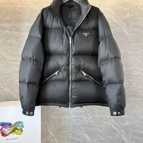 Replica Prada Down Feather Coat Long Sleeved For Men #1371201 $175.00 USD for Wholesale