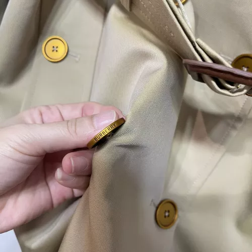 Replica Burberry Trench Coat Long Sleeved For Women #1371204 $160.00 USD for Wholesale