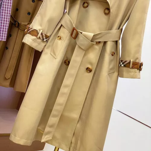 Replica Burberry Trench Coat Long Sleeved For Women #1371205 $170.00 USD for Wholesale