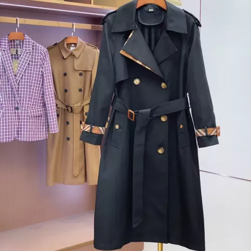 Burberry Trench Coat Long Sleeved For Women #1371206 $170.00 USD, Wholesale Replica Burberry Trench Coat