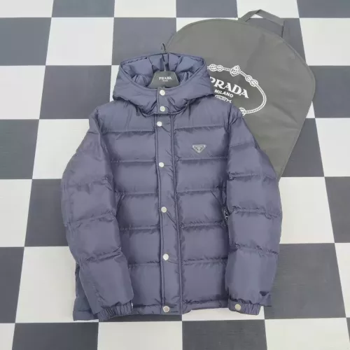 Prada Down Feather Coat Long Sleeved For Men #1371228 $192.00 USD, Wholesale Replica Prada Down Feather Coat