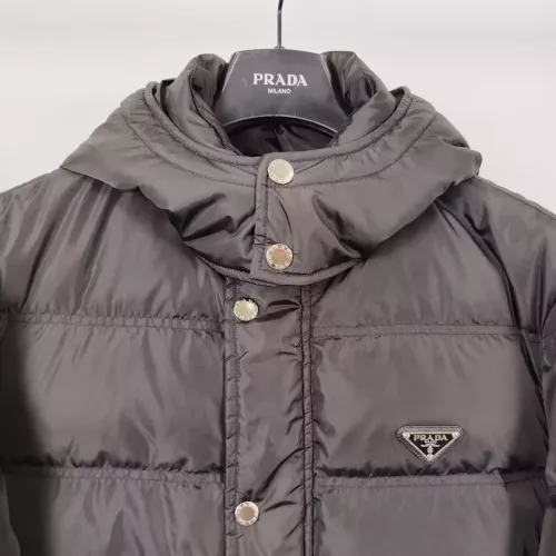 Replica Prada Down Feather Coat Long Sleeved For Men #1371229 $192.00 USD for Wholesale
