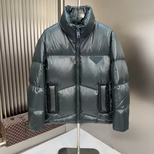 Prada Down Feather Coat Long Sleeved For Men #1371239 $235.00 USD, Wholesale Replica Prada Down Feather Coat