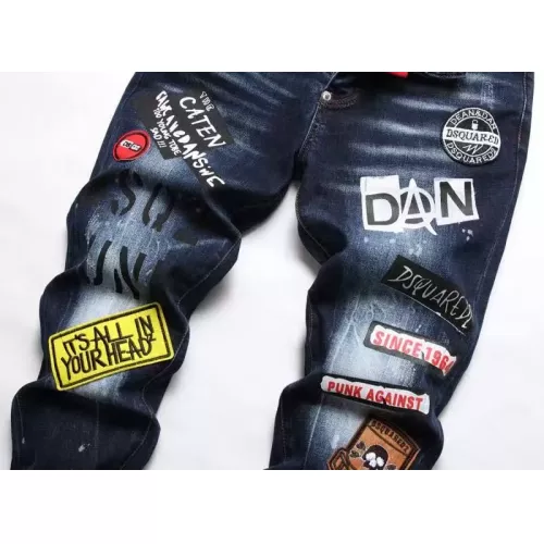 Replica Dsquared Jeans For Men #1371256 $48.00 USD for Wholesale