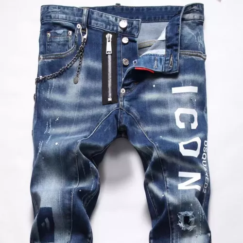 Replica Dsquared Jeans For Men #1371267 $48.00 USD for Wholesale