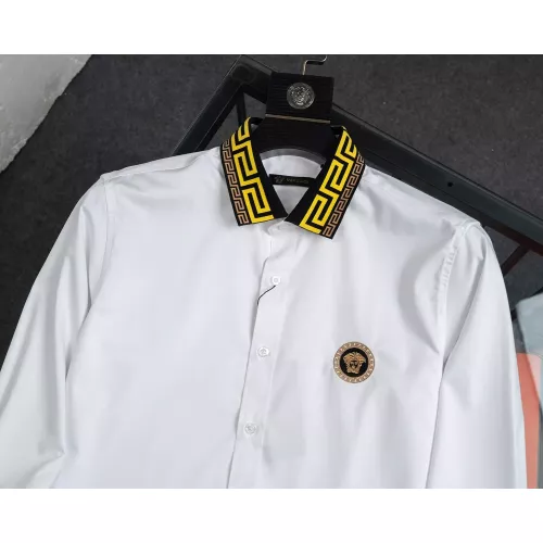 Replica Versace Shirts Long Sleeved For Men #1371271 $40.00 USD for Wholesale