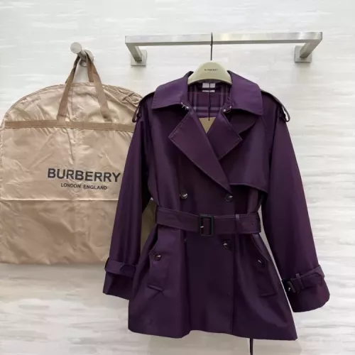 Burberry Trench Coat Long Sleeved For Women #1371330 $162.00 USD, Wholesale Replica Burberry Trench Coat