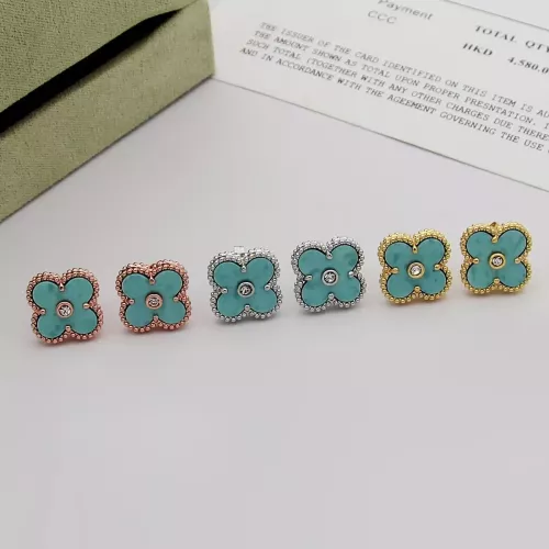 Replica Van Cleef & Arpels Earrings For Women #1371380 $25.00 USD for Wholesale