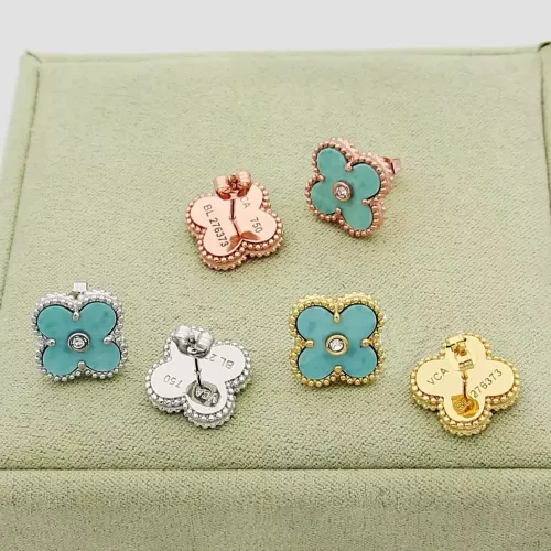 Replica Van Cleef & Arpels Earrings For Women #1371380 $25.00 USD for Wholesale