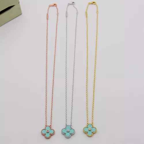 Replica Van Cleef & Arpels Necklaces For Women #1371402 $25.00 USD for Wholesale
