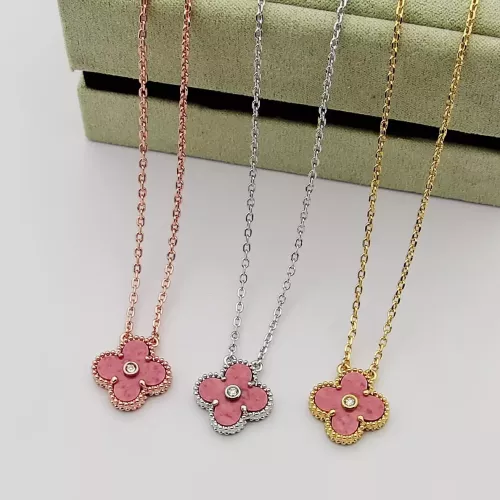 Replica Van Cleef & Arpels Necklaces For Women #1371404 $25.00 USD for Wholesale