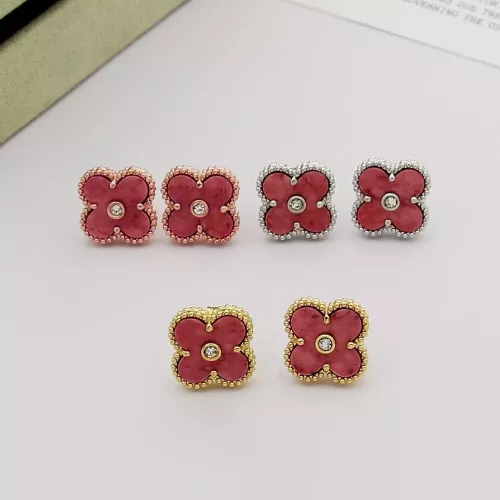 Replica Van Cleef & Arpels Earrings For Women #1371413 $25.00 USD for Wholesale