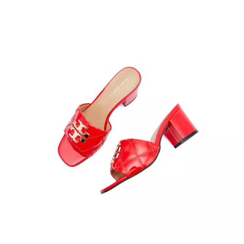 Replica Tory Burch TB Slippers For Women #1371571 $85.00 USD for Wholesale