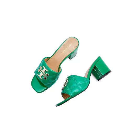 Replica Tory Burch TB Slippers For Women #1371573 $85.00 USD for Wholesale