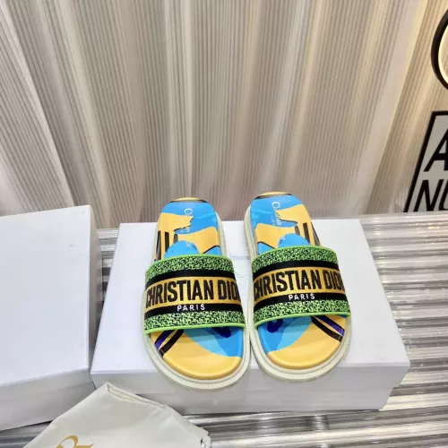 Replica Christian Dior Slippers For Women #1371675 $76.00 USD for Wholesale