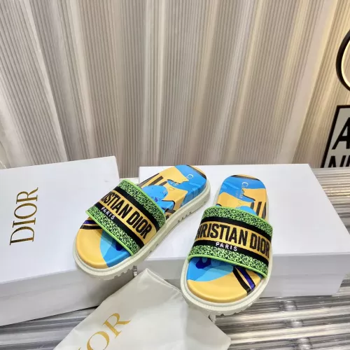 Replica Christian Dior Slippers For Women #1371675 $76.00 USD for Wholesale