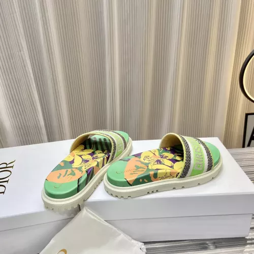 Replica Christian Dior Slippers For Women #1371676 $76.00 USD for Wholesale