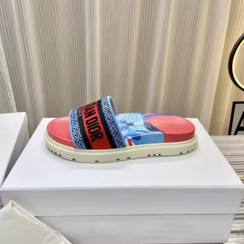 Replica Christian Dior Slippers For Women #1371677 $76.00 USD for Wholesale