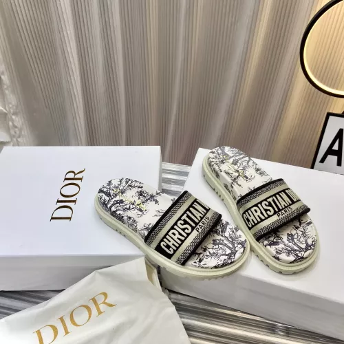 Replica Christian Dior Slippers For Women #1371679 $76.00 USD for Wholesale