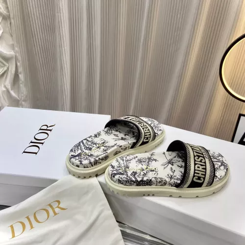 Replica Christian Dior Slippers For Women #1371679 $76.00 USD for Wholesale