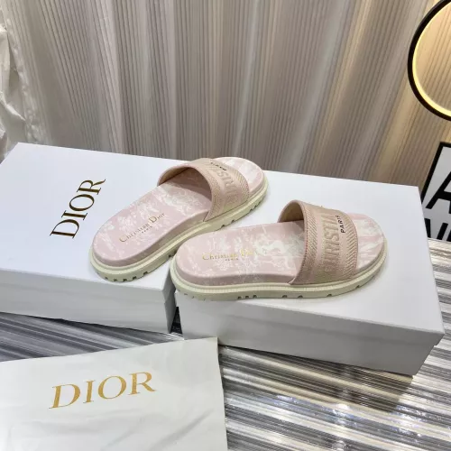 Replica Christian Dior Slippers For Women #1371680 $76.00 USD for Wholesale