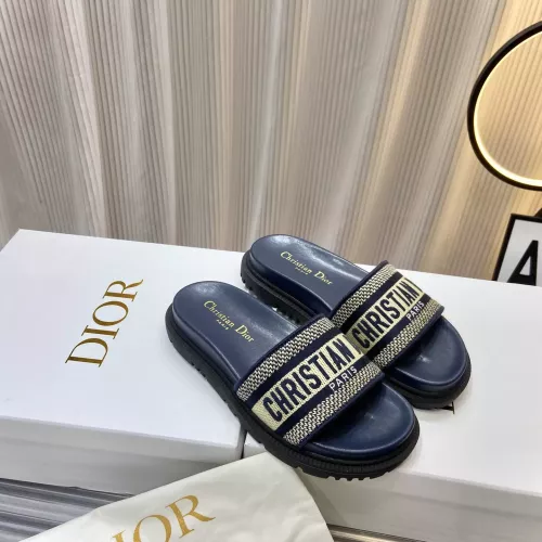Replica Christian Dior Slippers For Women #1371682 $76.00 USD for Wholesale