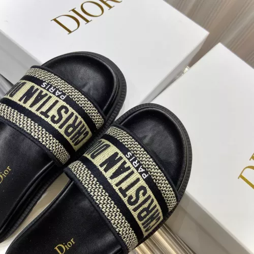 Replica Christian Dior Slippers For Women #1371683 $76.00 USD for Wholesale