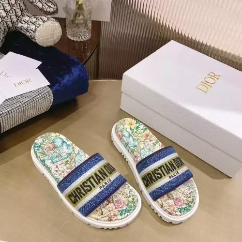 Christian Dior Slippers For Women #1371684 $80.00 USD, Wholesale Replica Christian Dior Slippers