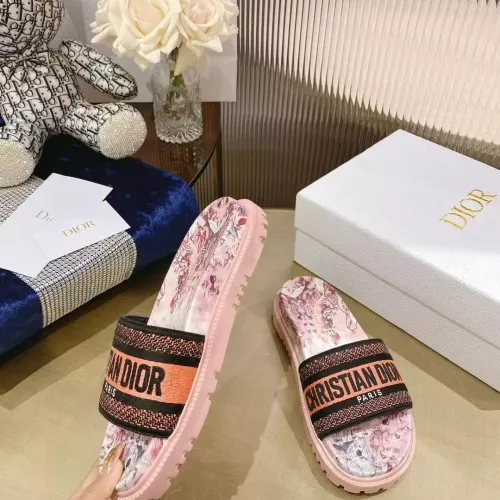 Replica Christian Dior Slippers For Women #1371685 $80.00 USD for Wholesale