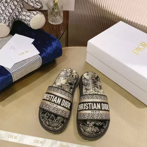 Replica Christian Dior Slippers For Women #1371686 $80.00 USD for Wholesale