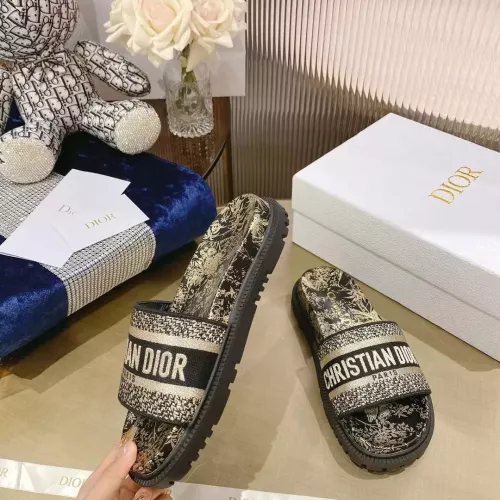 Replica Christian Dior Slippers For Women #1371686 $80.00 USD for Wholesale