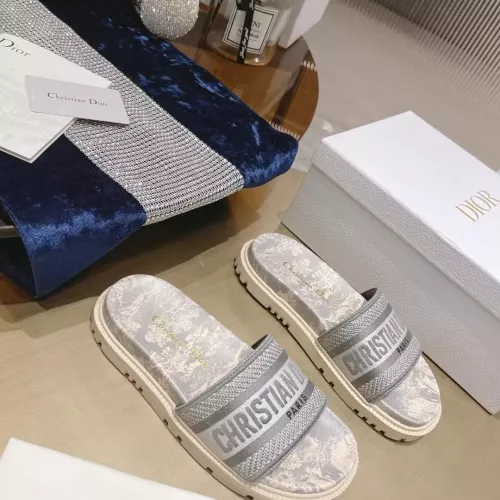 Replica Christian Dior Slippers For Women #1371689 $80.00 USD for Wholesale