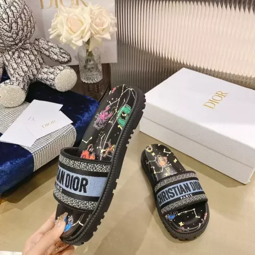 Replica Christian Dior Slippers For Women #1371691 $80.00 USD for Wholesale