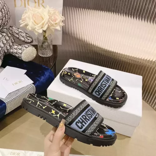 Replica Christian Dior Slippers For Women #1371691 $80.00 USD for Wholesale