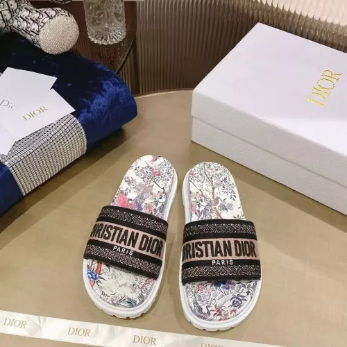 Replica Christian Dior Slippers For Women #1371692 $80.00 USD for Wholesale