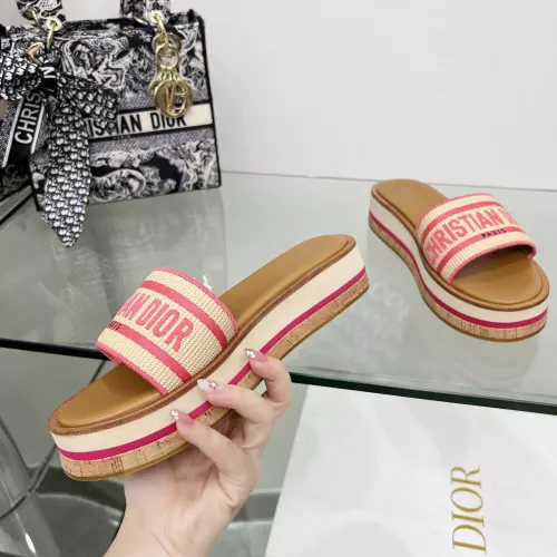 Replica Christian Dior Slippers For Women #1371700 $100.00 USD for Wholesale