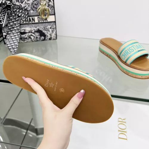 Replica Christian Dior Slippers For Women #1371704 $100.00 USD for Wholesale
