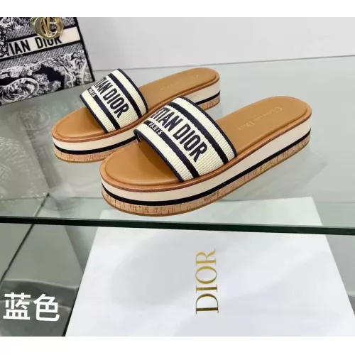 Christian Dior Slippers For Women #1371708 $100.00 USD, Wholesale Replica Christian Dior Slippers