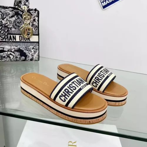 Replica Christian Dior Slippers For Women #1371708 $100.00 USD for Wholesale