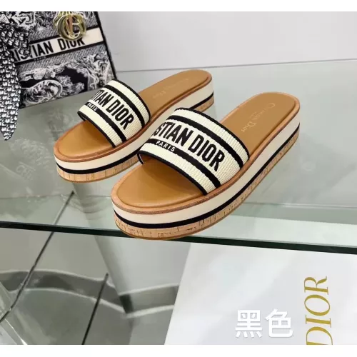 Christian Dior Slippers For Women #1371709 $100.00 USD, Wholesale Replica Christian Dior Slippers