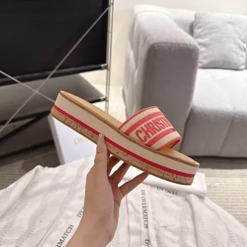 Replica Christian Dior Slippers For Women #1371720 $100.00 USD for Wholesale